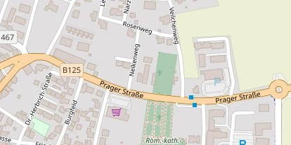 regionaler Händler auf Satellitenbild