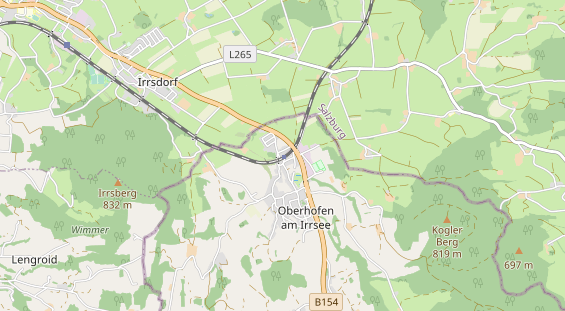 regionaler Händler auf Karte