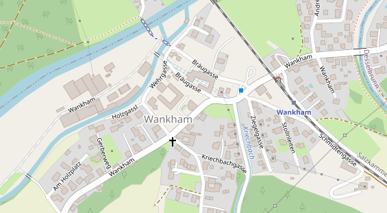 regionaler Produzent auf Satellitenbild