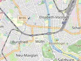 regionaler Händler auf Karte