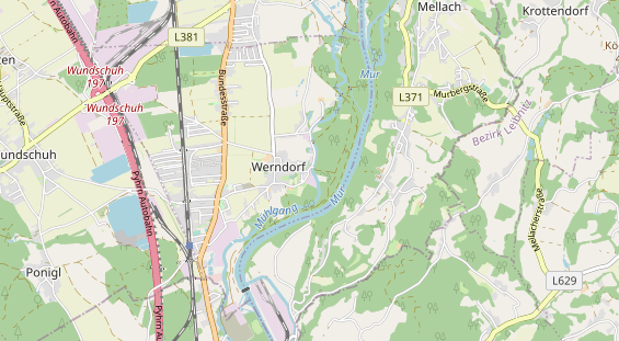 regionaler Händler auf Karte