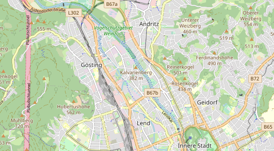 regionaler Händler auf Karte