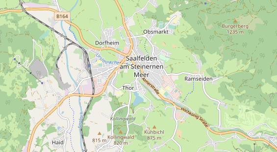 regionaler Händler auf Karte