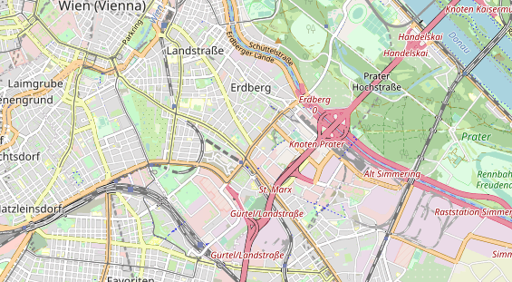 regionaler Händler auf Karte