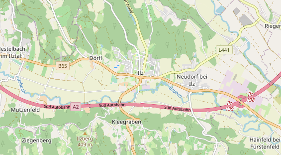 regionaler Händler auf Karte