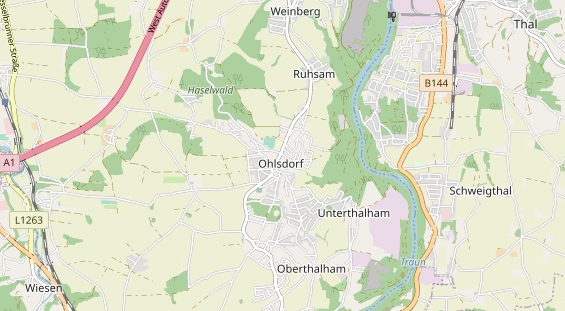 regionaler Händler auf Karte