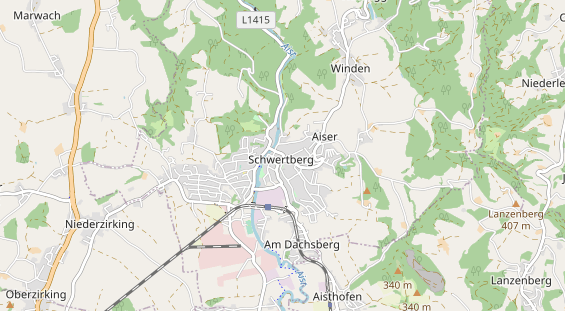 regionaler Händler auf Karte