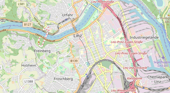 regionaler Händler auf Karte
