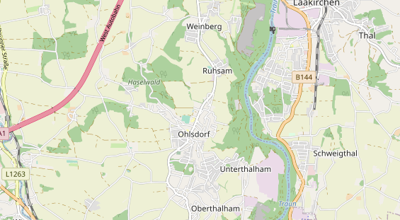 regionaler Händler auf Karte