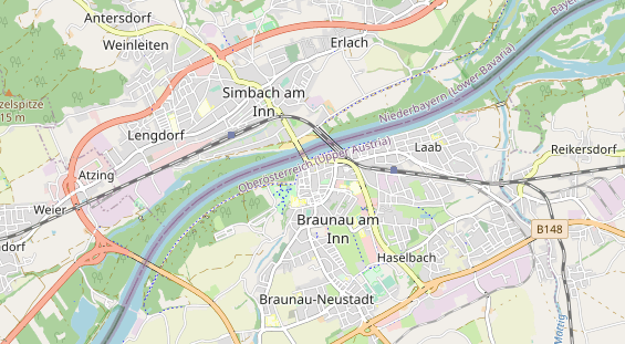 regionaler Händler auf Karte