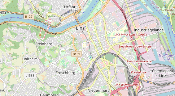 regionaler Händler auf Karte