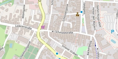 regionaler Händler auf Satellitenbild