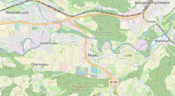 regionaler Händler auf Karte