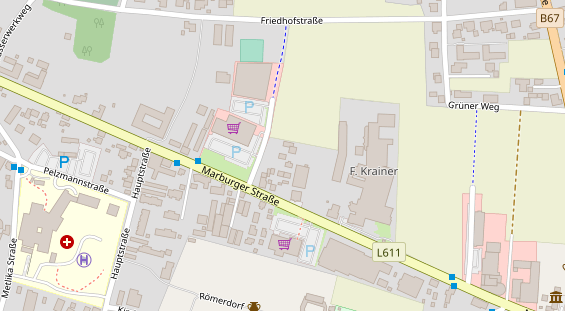 regionalen Anbieter auf Karte