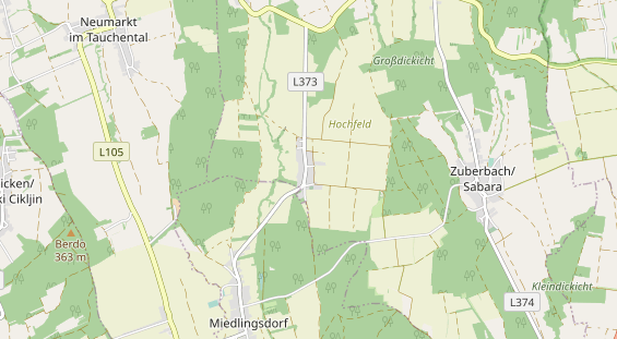 regionaler Dienstleister auf Karte