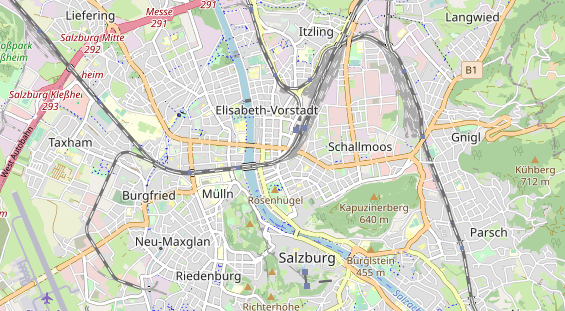 regionaler Händler auf Karte