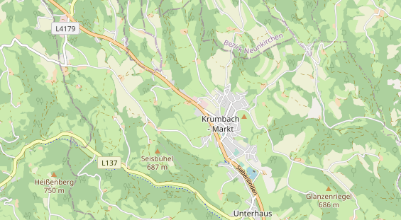 regionaler Händler auf Karte