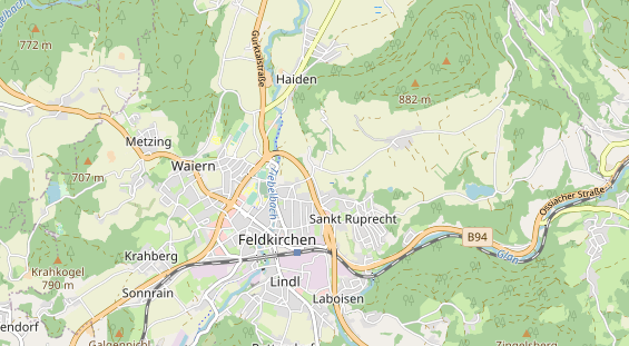 regionaler Händler auf Karte