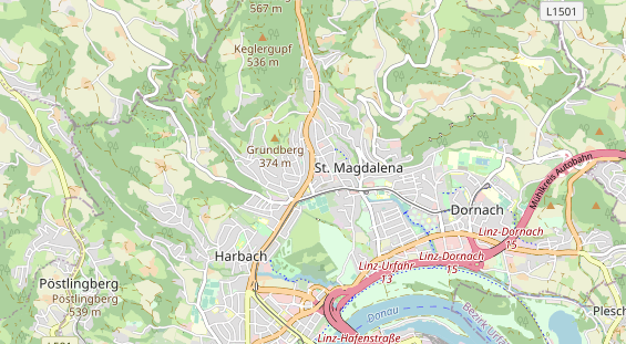 regionaler Händler auf Karte