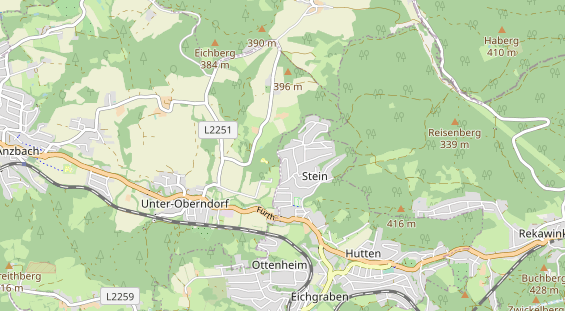 regionaler Händler auf Karte