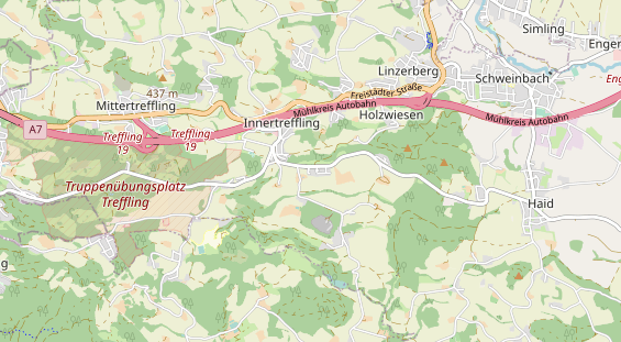 regionaler Händler auf Karte