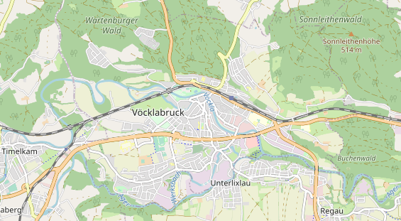 regionaler Händler auf Karte