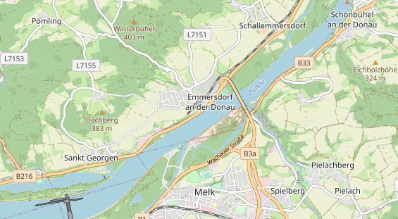 regionaler Händler auf Karte