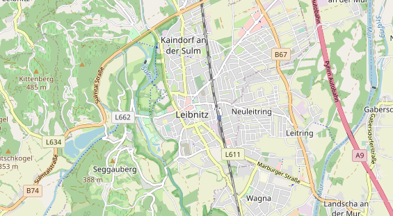 regionaler Händler auf Karte