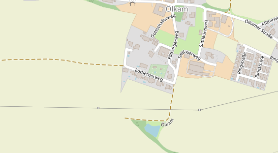 regionaler Händler auf Satellitenbild