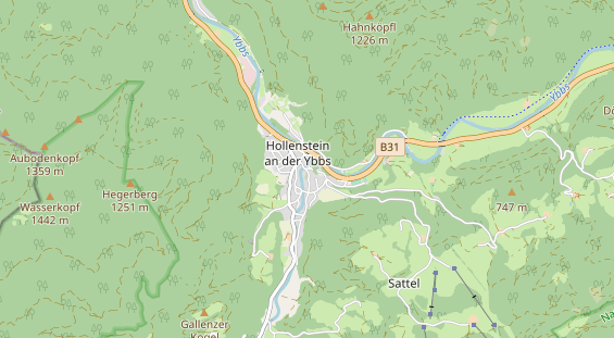 regionaler Händler auf Karte