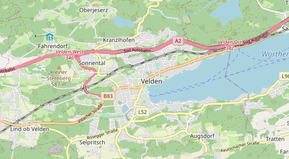 regionaler Händler auf Karte