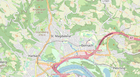 regionaler Händler auf Karte