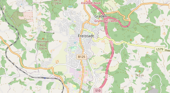 regionaler Händler auf Karte