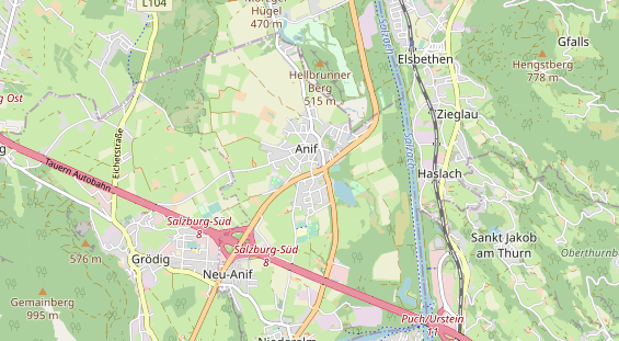 regionaler Händler auf Karte