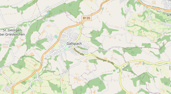 regionaler Händler auf Karte