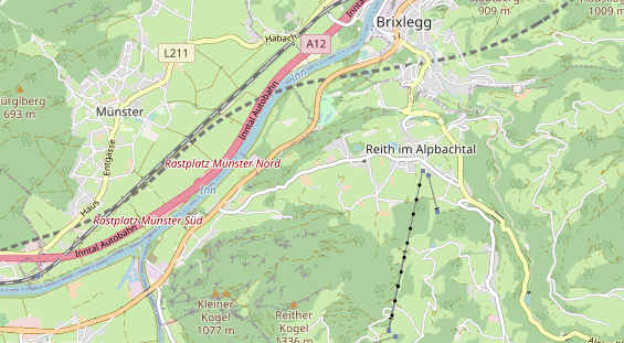 regionaler Händler auf Karte