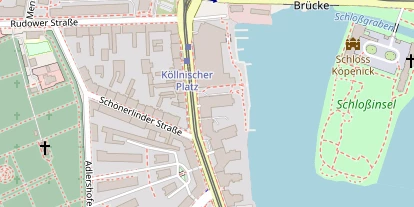 regionaler Händler auf Satellitenbild