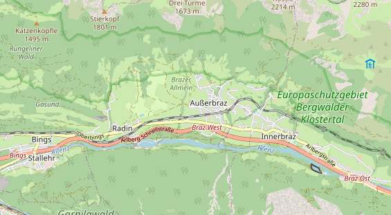 regionaler Händler auf Karte