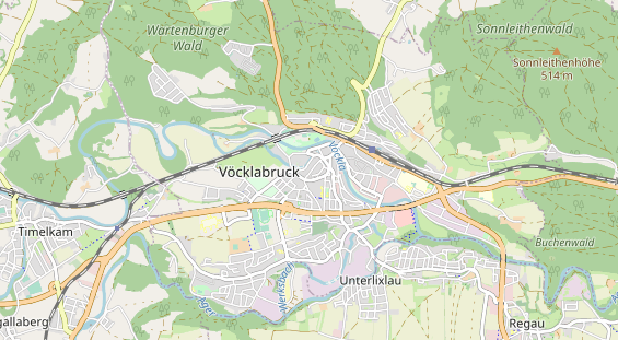 regionaler Händler auf Karte
