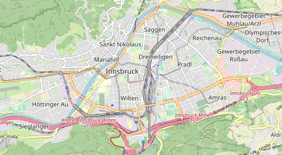 regionaler Händler auf Karte