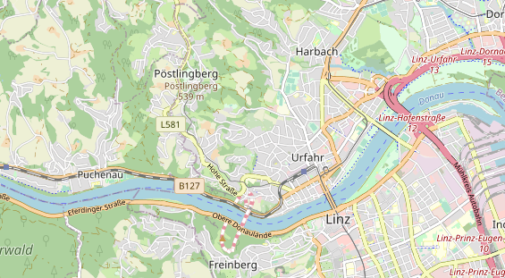 regionaler Händler auf Karte