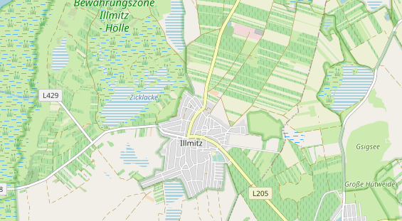 regionaler Händler auf Karte