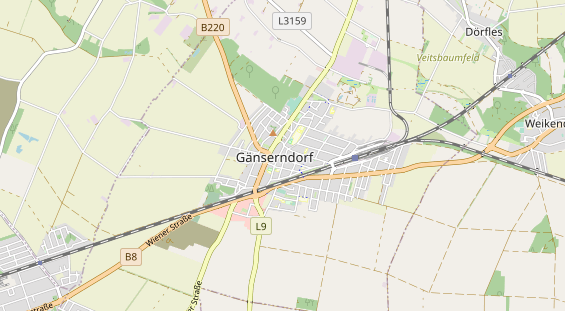 regionaler Händler auf Karte