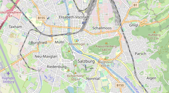 regionaler Händler auf Karte