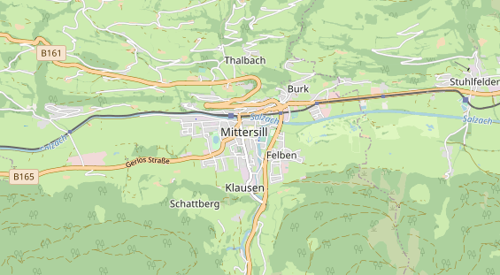 regionaler Händler auf Karte