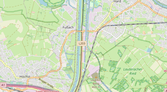 regionaler Händler auf Karte