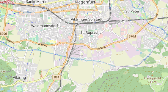 regionaler Händler auf Karte