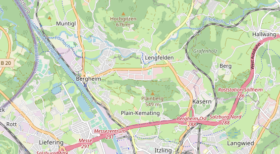 regionaler Händler auf Karte