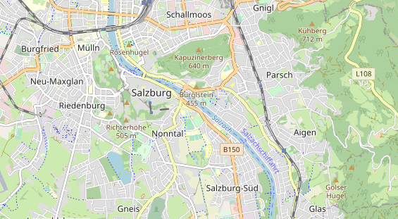 regionaler Dienstleister auf Karte