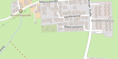regionaler Händler auf Satellitenbild